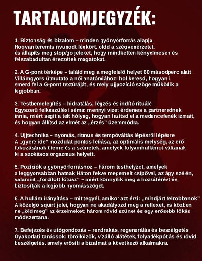 Squirt a gyakorlatban: Vezesd el őt a gyönyörök forrásához